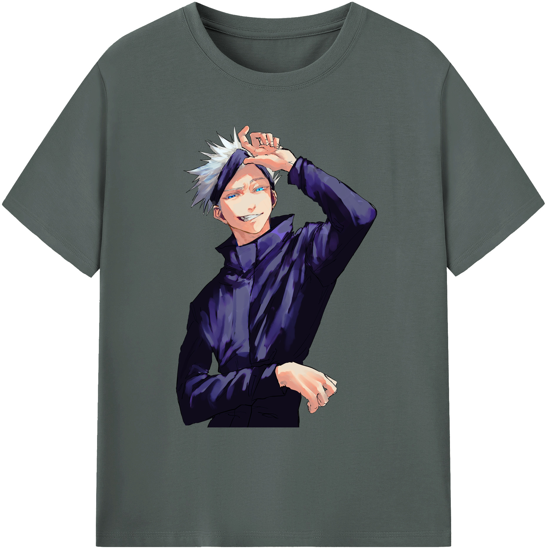 （画像用） 呪術廻戦 Jujutsu Kaisen 綿100％ メンズ半袖Tシャツ｜肌触りやわらか＆通気性